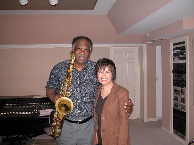 Houston Person, Diane.JPG - Houston Person and Diane